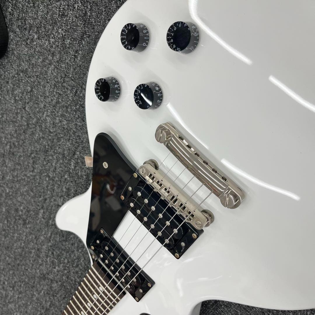 【10670】 EPIPHONE Les Paul 100 ホワイト Epiphone Limited-Edition Les Paul 100 Deluxe Electric Guitar