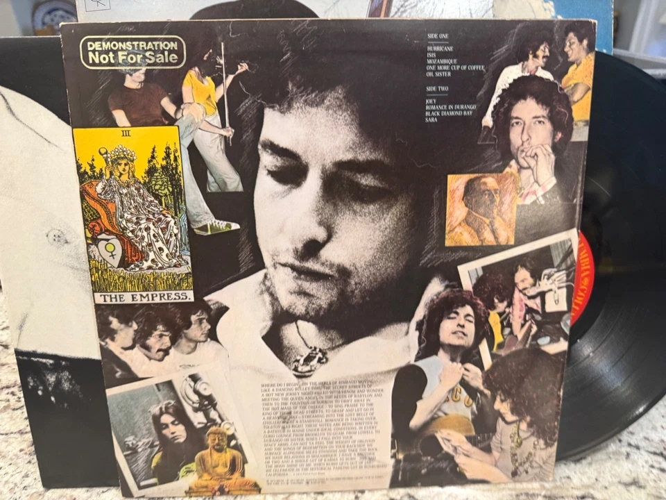 BOB DYLAN 8X VINYL LP LOT BLOOD ON THE TRACKS DESIRE  NEW MORNING EMPIRE NASHVIL - Image 3 of 4