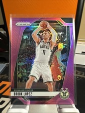 2024-25 Panini Prizm #74 Brook Lopez Pink Prizm Milwaukee Bucks /249