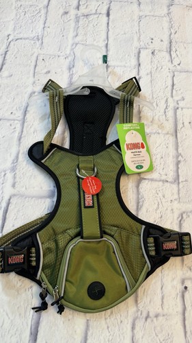 Kong Large  (24.5- 32.5”) Green Dog Waste Bag Harness, Comfort +Reflective, NWT - Picture 6 of 6