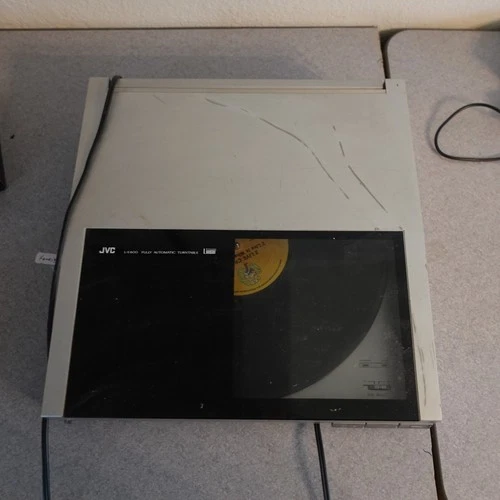 JVC L-E600 Fully Automatic Turntable TESTED WORKS