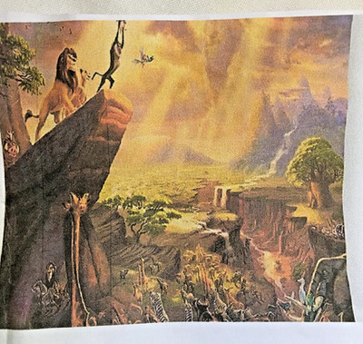 LION KING Mufasa or Simba - 18X18 - THROW PILLOW COVER Hidden Zipper, Linen-Like