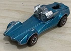 Vintage 1970 Hot Wheels Redline " Stripteaser " Blue Diecast Car 1:64 Mod Wear
