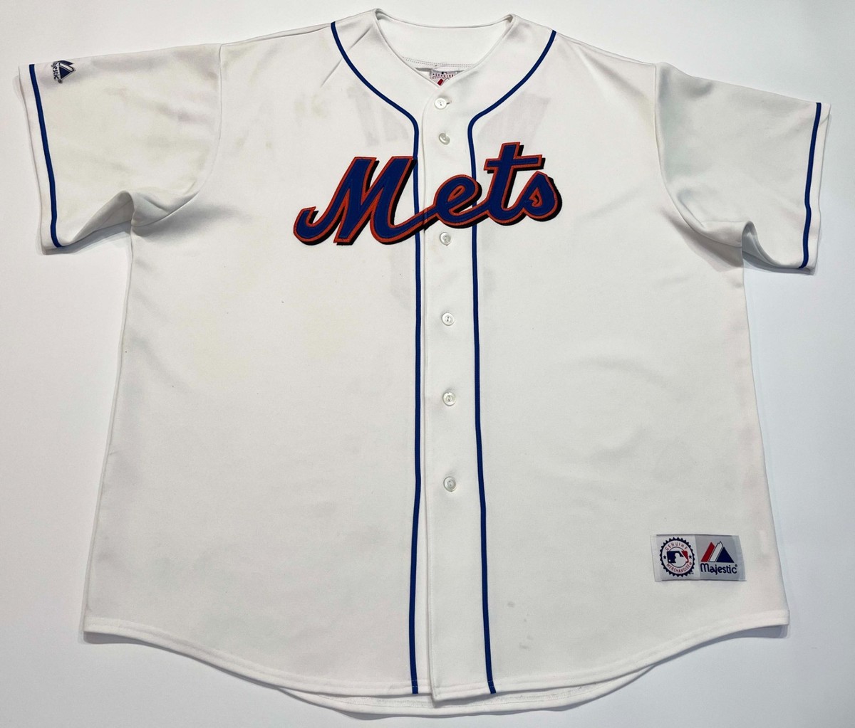 極美品 Majestic MLB NY Mets 5 WRIGHT Jersey Majestic David Wright #5 New York Mets Big & Tall Mens Cool