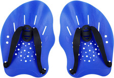 Contoured Swim Hand Paddles Swimming Training Paddles with Adjustable Straps Swi