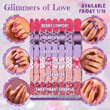 PRE-ORDER Color Street 2026 Valentine's Day Glimmers Of Love Nail Strip PREORDER