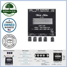 TWS Bluetooth Audio Amplifier Board Stereo Bass Control DC 9-24V Home Car