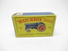 MATCHBOX LESNEY #72 FORDSON TRACTOR ORIGINAL BOX TYPE D 1962-1966