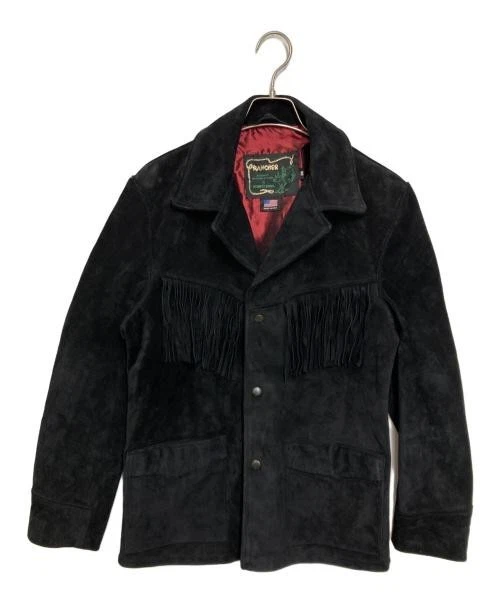 Chaqueta Schott Deck 40 cuero marrón liso