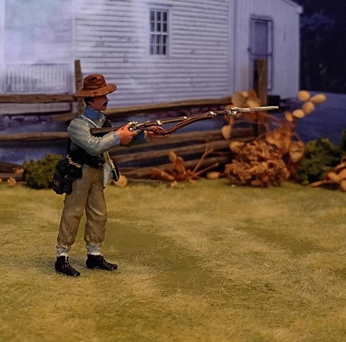 ACW Civil war Britains Gen Jackson , Meade and Reb firing 54mm metal 3pc set - Bild 3 von 3