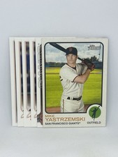 Mike Yastrzemski(Lot of 6)Topps Heritage Series 2 Series 1 Opening Day