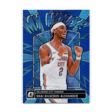 Shai Gilgeous-Alexander 2024-25 Donruss Optic #6 Light Blue My House /175 SGA