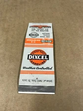 Vintage Dixcel Gasoline - Matchcover, Matchbook