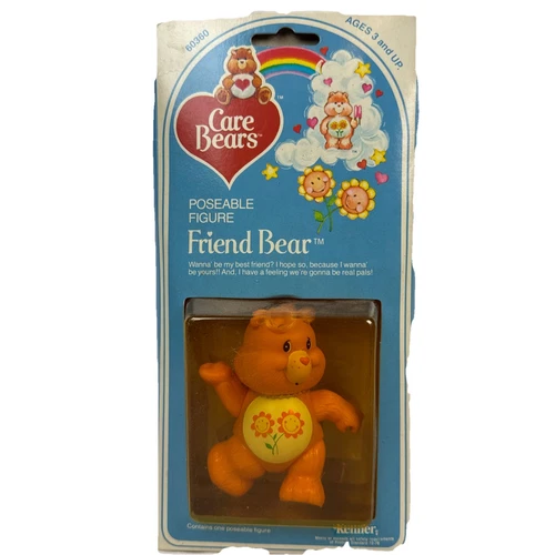 Vintage Care Bears Friend Bear Poseable Figure Kenner NEW 1982 80s Toy