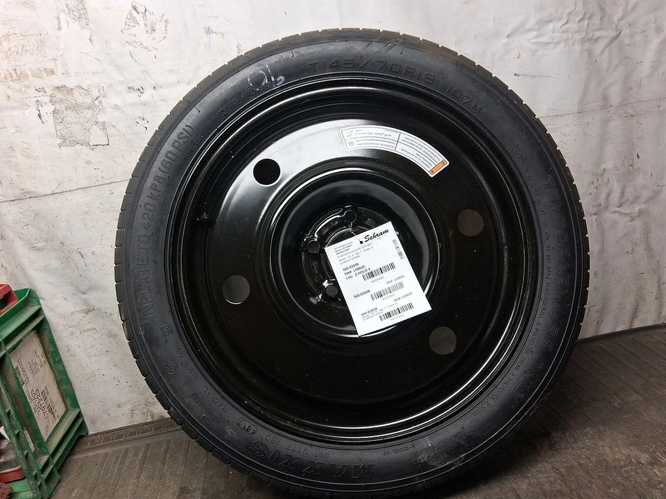 Steel 18x4 5x114.3mm Spare Wheel DE9Z1015A Fits 13-19 MKT 3079603 - Image 4 of 4