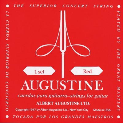 Augustine Classic Red Strings Einzelsaite D4