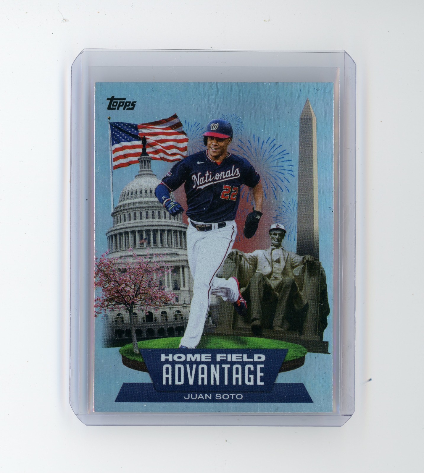 2022 Topps Juan Soto #HA-4 Home Field Advantage Washington Nationals Case Hit