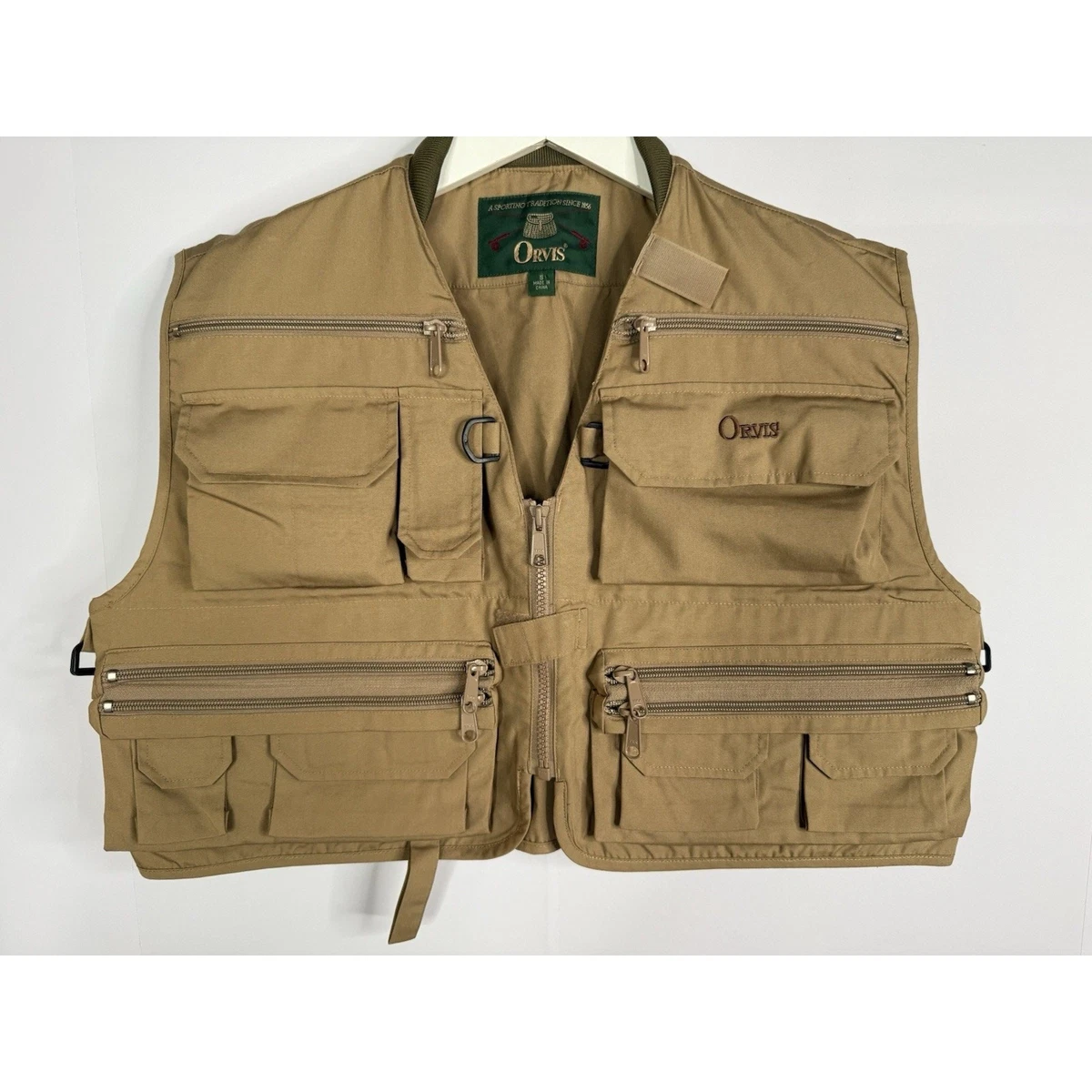 Gilet De Pêche à La Mouche Orvis Vintage Homme Taille L - Vert Olive - Tac-L-Pac