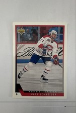 1993-94 Upper Deck - Mathieu Schneider #31 Montreal Canadians