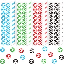 Mini Soccer Ball Stickers – 400 PCS (20 Sheets), 0.59" Small Reward Stickers in