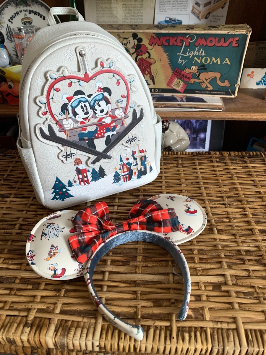 Disney Cream Backpack with Mickey and Minnie Skiing Mickey and Minnie Sweets Ice Cream Mini Backpack | Sideshow  main image 2