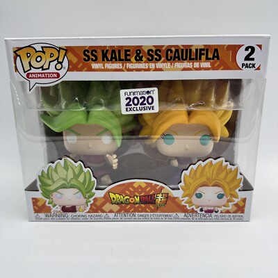 Funko Pop Dragon Ball Z SS Kale & SS Caulifla Figure 2 Pack Box