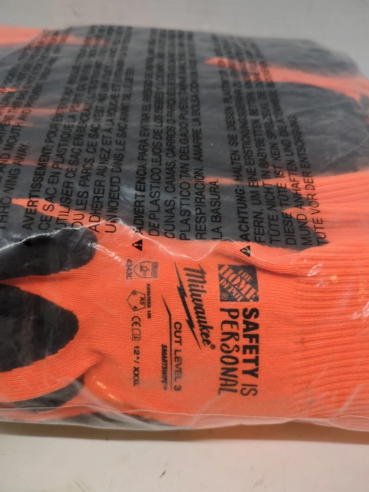 Guantes de trabajo sumergidos Milwaukee 48-22-8932 nivel de corte 3 - 12"/ XXXL (12 pares) Foto 2 de 4