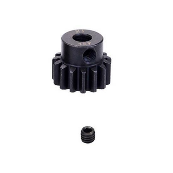 FASTM1-155 Fastrax RC Car Parts M1 15T Tooth Steel Pinion Gear 5mm Bore
