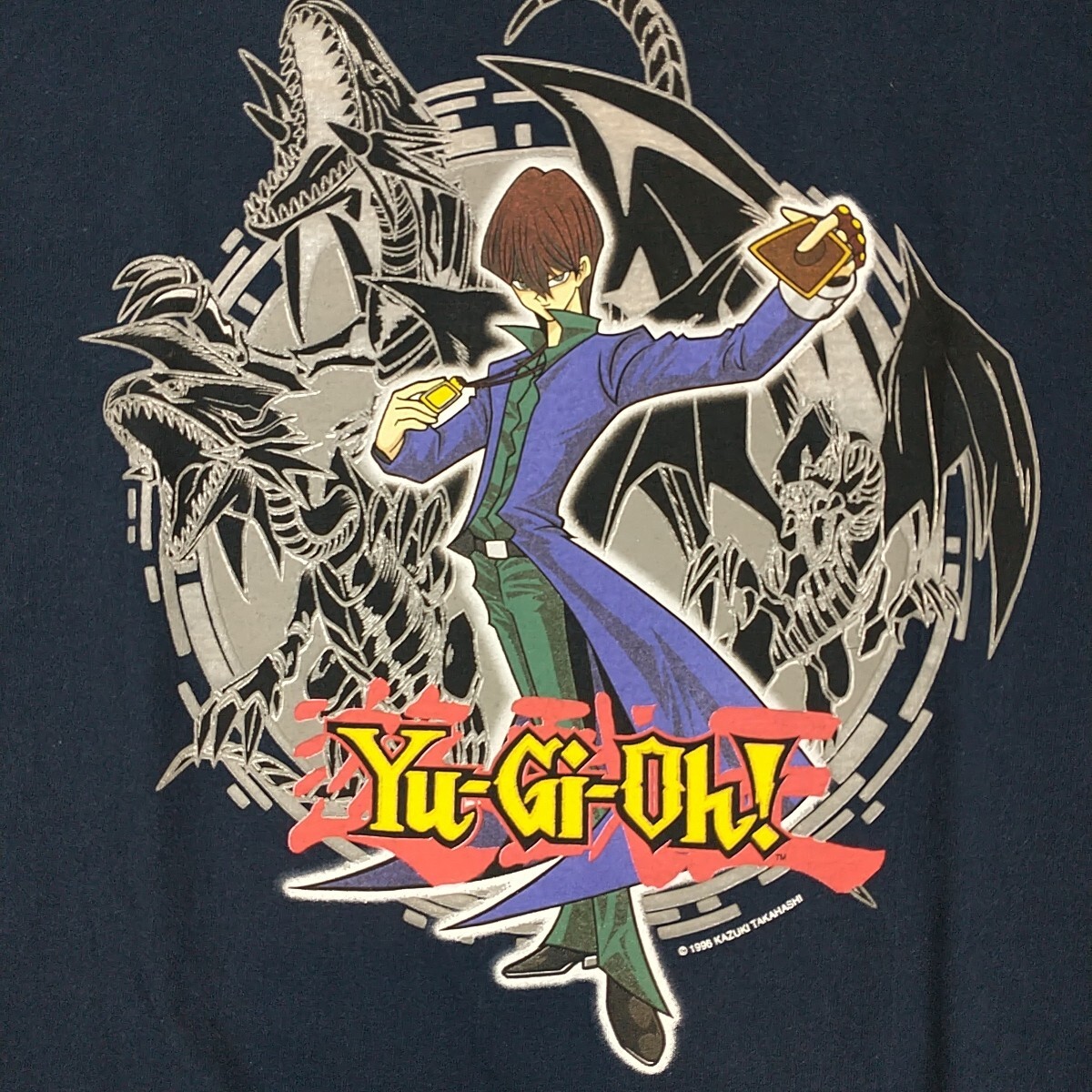 Vintage Yu-Gi-Oh Youth/Boys Size M 1996 Seto Kaiba Long Sleeve