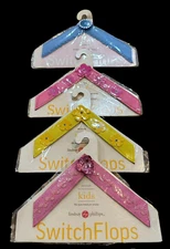Lindsay Phillips SwitchFlops Interchangeable Straps 3 Kids and 1 Women's Small