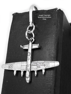 Lancaster Bomber Aeroplane Bookmark in Organza Pouch