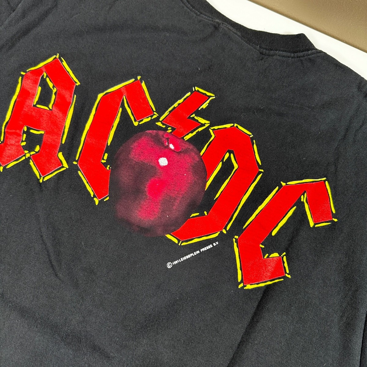 Vintage AC/DC 1991 Teachers Pet Concert Tour Shirt Original