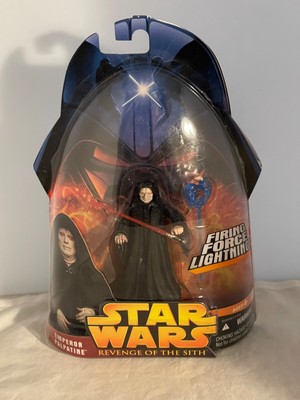 2005 Star Wars Revenge Of The Sith Emperor Palpatine Firing Force Figure-NRFP