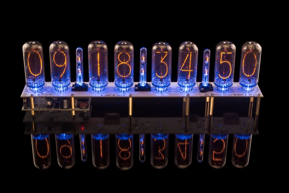 KIT for IN-18 Nixie Tubes Clock PCBs + All Parts 12/24H SlotMachine NO TUBES - Image 4 of 4