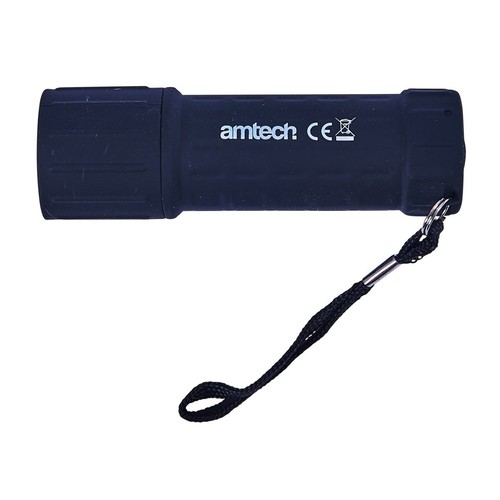 Torcia Tascabile Torcia Luminosa Mini Portatile 9 LED Potente Tattica + BATTERIE - Foto 6 di 10