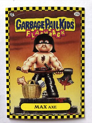 Garbage Pail Kids Topps 2010 Sticker Flashback Serie 1 Max Axe 29a
