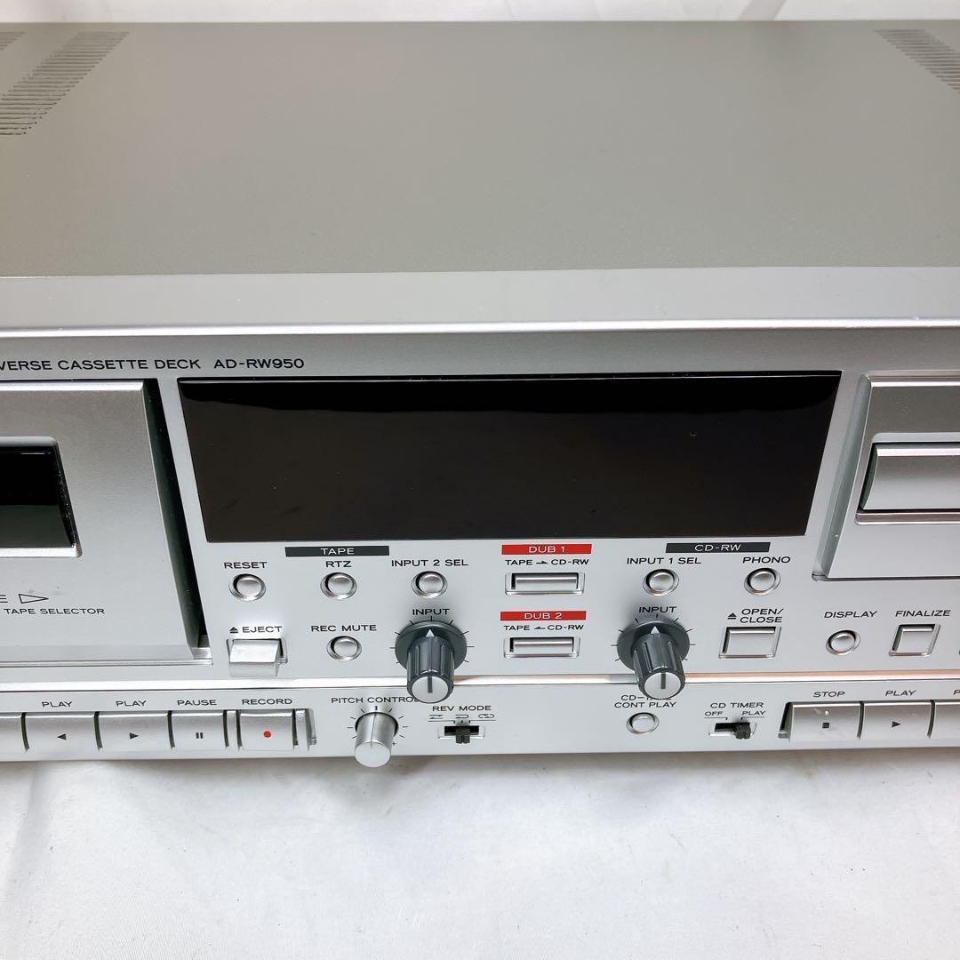 AD-RW950 TEAC CDレコーダー カセットデッキ CD-R/RW 録音 AD-RW950 | 製品トップ | TEAC - プレミアムオーディオ