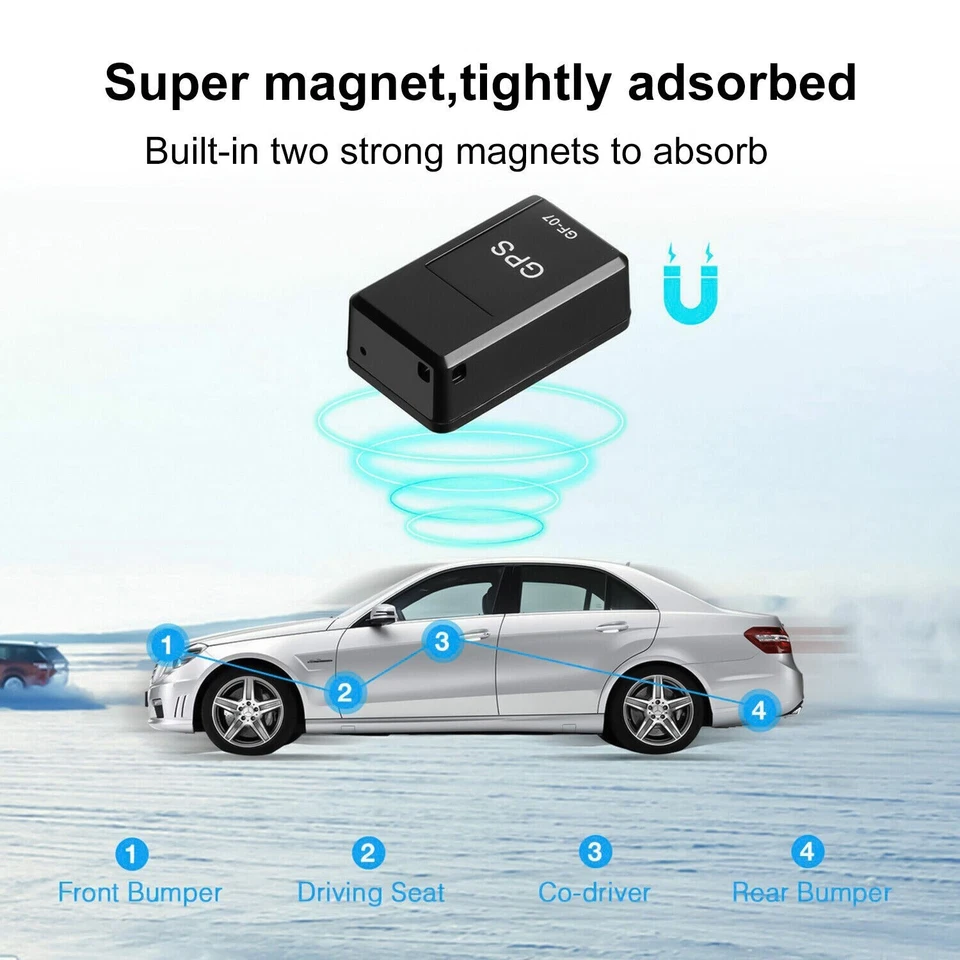 Magnetic Mini GPS Real Time Car Locator Tracker GSM/GPRS Tracking Device US GF07 - Image 2 of 4