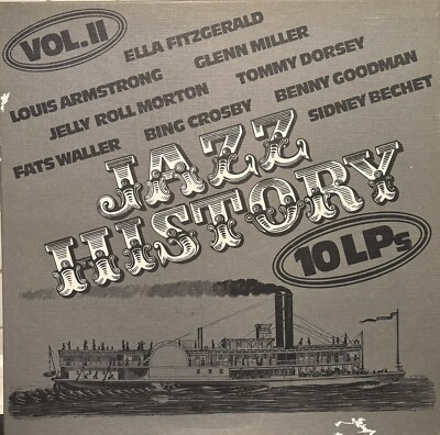 Jazz History Vol.II 10x LP Vinyl Box Various Neuwertig 