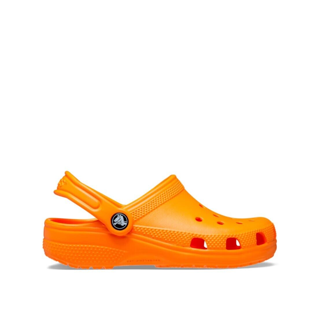 CROCS 206990-ORZI Little Kids Classic Clog in Orange Zing CROCS 206990-ORZI Little Kids Classic Clog in Orange Zing