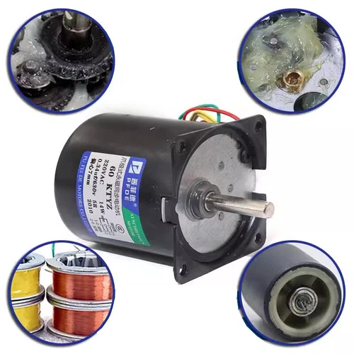 14W/28W 60KTYZ 2,5-110U/min Permanentmagnet 220V CW/CCW Synchronmotor - Bild 12 von 14