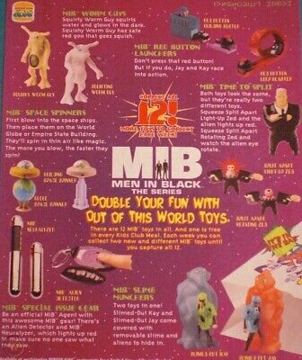 1998 / 2002 MEN IN BLACK BLACK BURGER KING KIDS MEAL TOY - U 1998 / 2002 MEN IN BLACK BLACK BURGER KING KIDS MEAL TOY - U