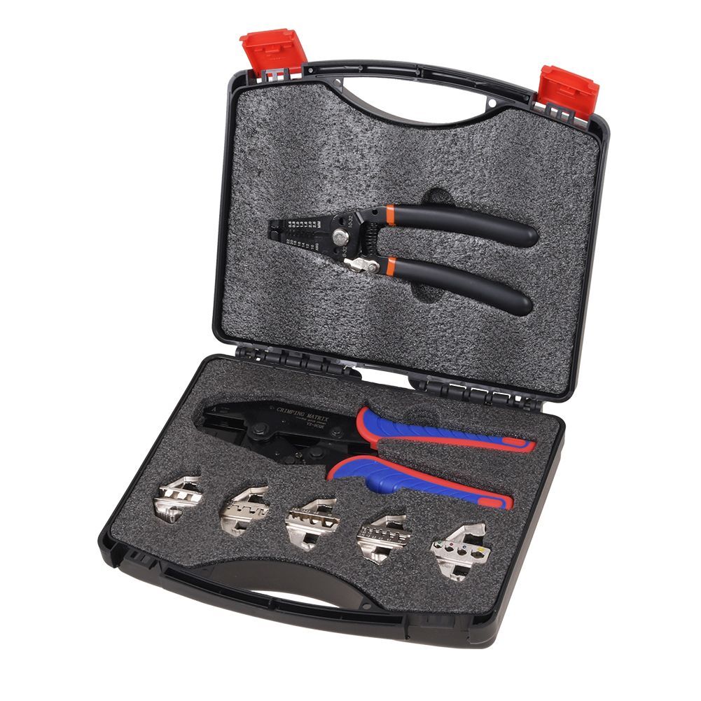 5in1 Crimpzange Set Presszange Kabelschuh Quetschzange Multifunktionale Zange 205856681406