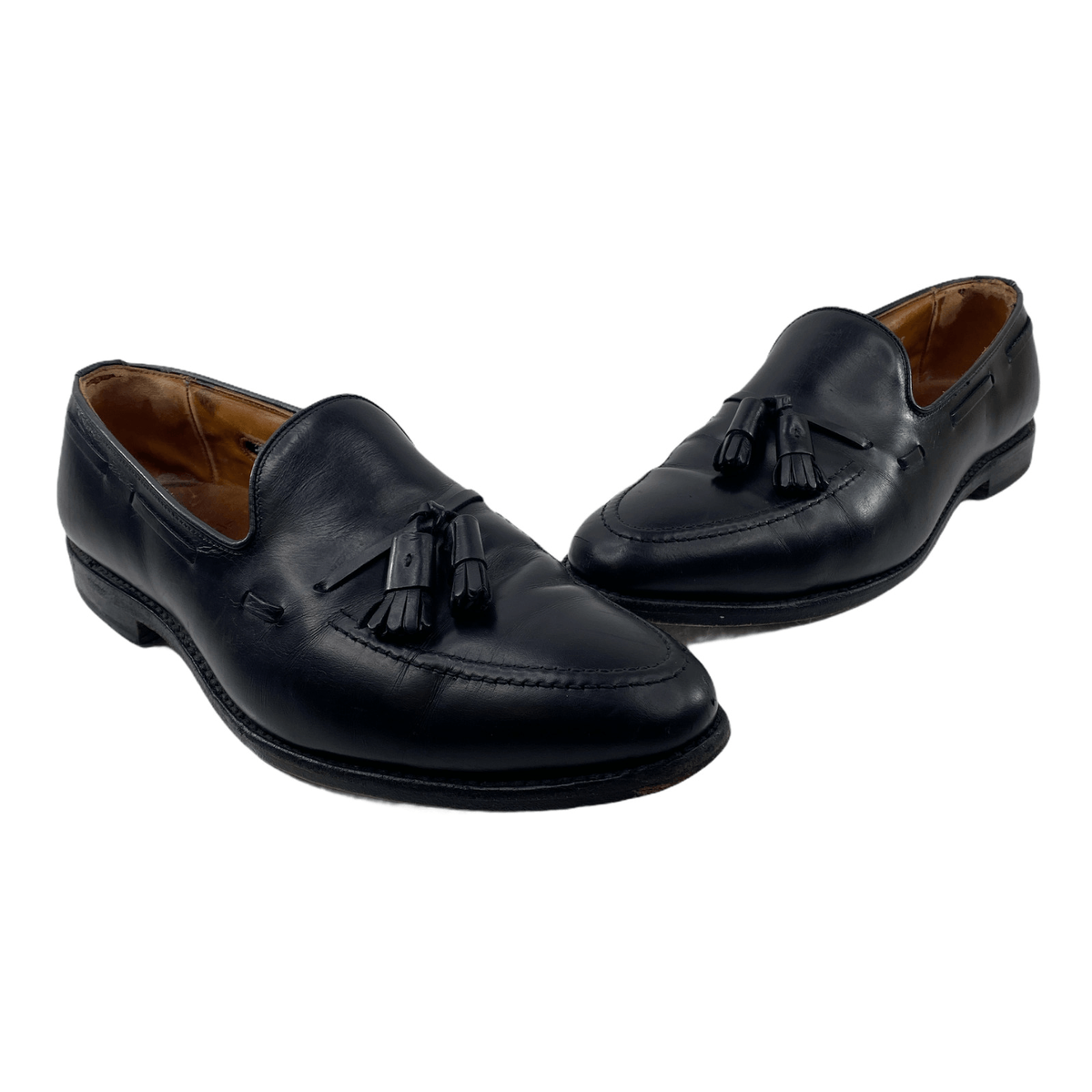 Allen Edmonds Mens Size 7.5 EE Black Grayson Leather Tassel Loafers Dress Shoes Amazon.com | Allen Edmonds Men main image 4