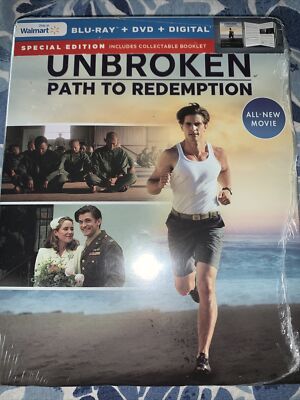 UNBROKEN PATH TO REDEMPTION BLU RAY DVD SLIPCOVER WALMART EXCLUSIVE + BOOKLET