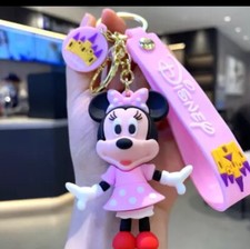Brand New Disney Minnie Mouse 3D Keychain Pink color