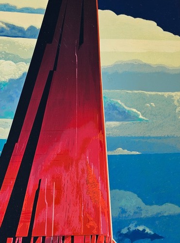 Eyvind Earle Silent Thunder FRAMED horse nature Desert Monument art HAND SIGNED - 第 7/9 張圖片