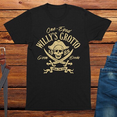 One Eyed Willy Grotto T-Shirt Mens humour t shirts, novelty t-shirts for men