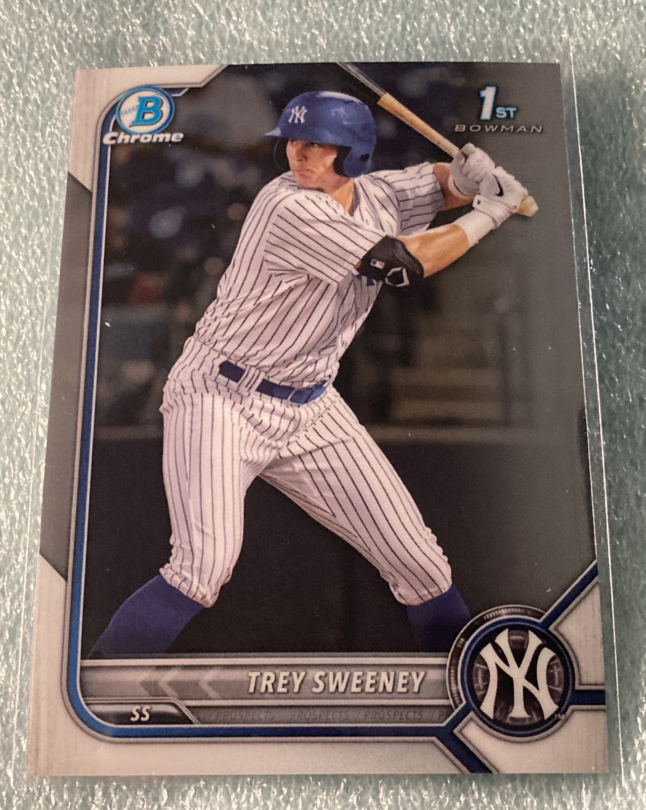 2022 Bowman Chrome Prospect BCP-137 TREY SWEENEY BOWMAN 1st - New York Yankees