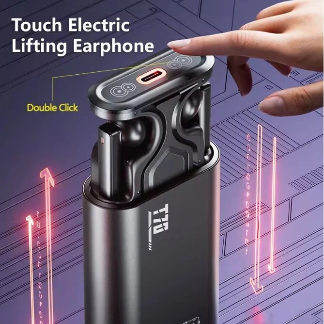 Awei T70 800mAh Wireless Bluetooth V5.3 Gamer, Sports Noise Canceling Earbuds - Image 3 of 4